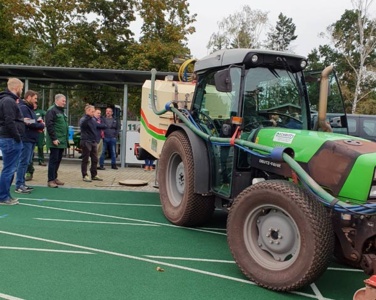 INTERGREEN-Praxistag auf der „Sportstätte der Zukunft“ in Ahrensfelde.