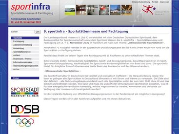 sportinfra - Sportstättenmesse und Fachtagung